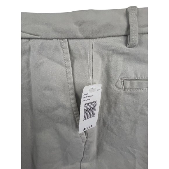 Saltwater Izod NWT Mens 9.5''' Twill Stretch Shorts Sz 42 Beige Gorpcore Outdoor - Picture 4 of 16